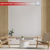VENTS UK 125mm White Round Ceiling Vent Cover PVC Diffuser with Fixing Ring view 8