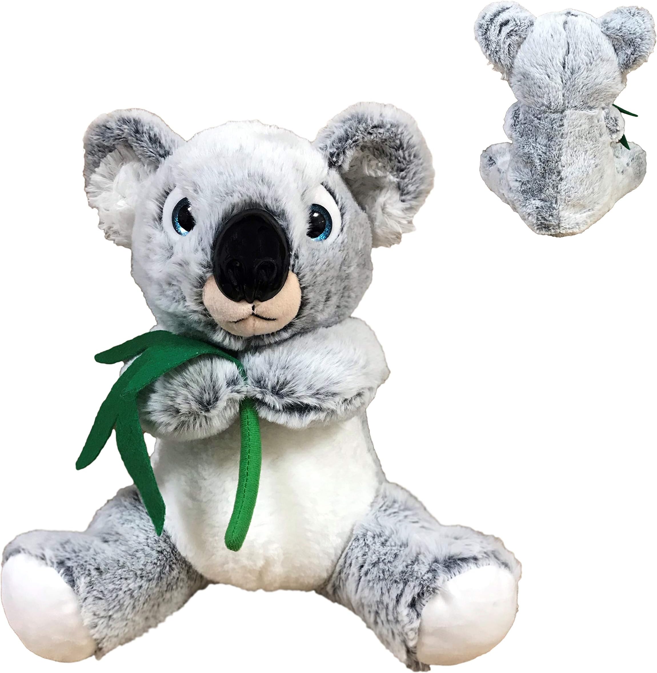BARRADO - Plush Koala light grey - Quality super soft (Blue eyes, 7'5"/19cm)
