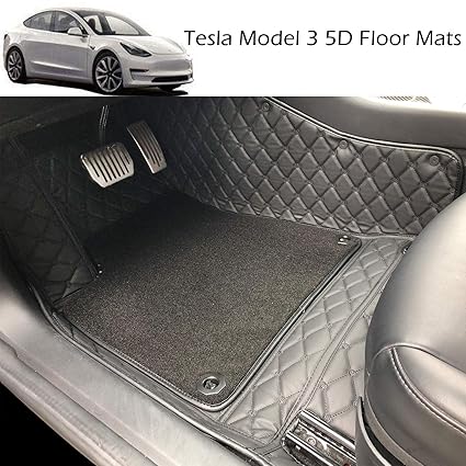 Amazon Com Car Floor Mats Custom All Weather 5d For Tesla