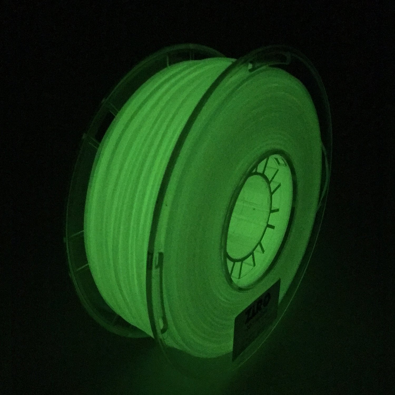 ZIRO 3D Printer Filament PLA 1.75mm Glow In The Dark Color Series 1KG(2.2lbs), Dimensional