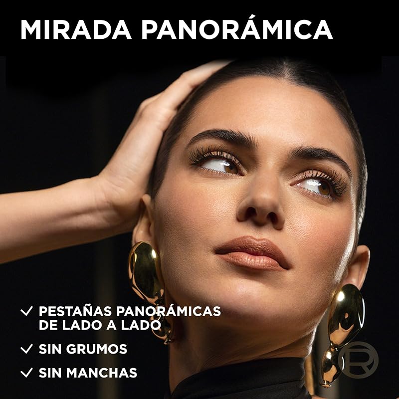 L'Oréal Paris Panorama Máscara de Pestañas Voluminizadora, Black