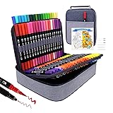 Swemos Markers for Adult Coloring Book, 72 Colors