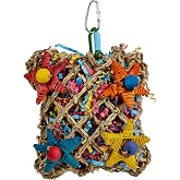 Super Bird Creations SC208 Foraging Toy - Ideal for Small Animals - Fun &amp; Entertaining Animal Toy - Pickin&rsquo; Pocket Design - Made with Safe Components - 5&rdquo; x 3&rdquo; x 7.5&rdquo;