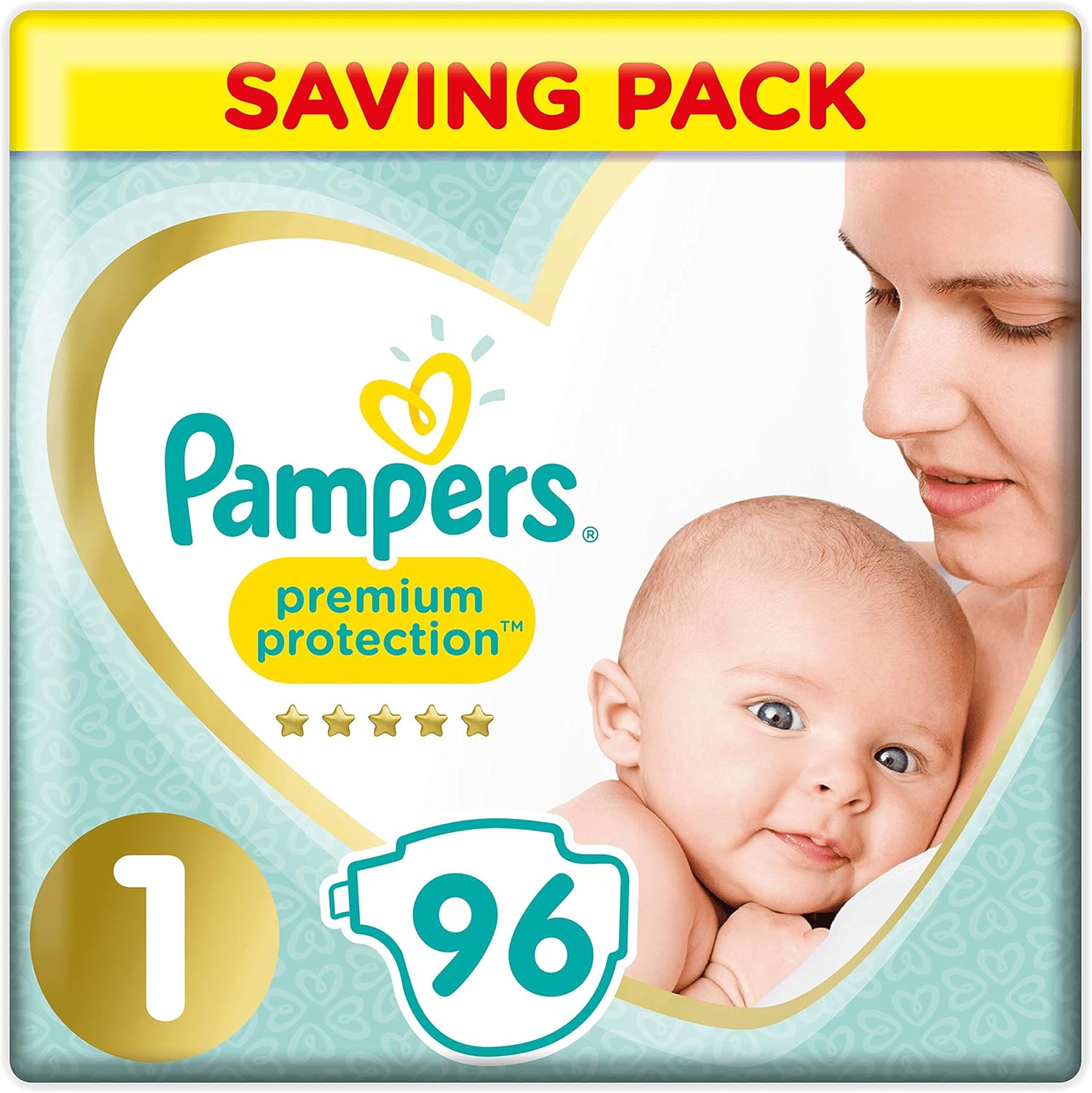 pampers size 1 jumbo pack 96