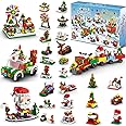 Kids Advent Calendar 2024, Xmas Themed Building Blocks for Kids Ages 6-8, Teen, STEM Toys Playset Christmas Gifts Stocking Stuffers for Boys Girls 6 7 8 9 10 11 12 Years Old, Countdown Daily Surprises