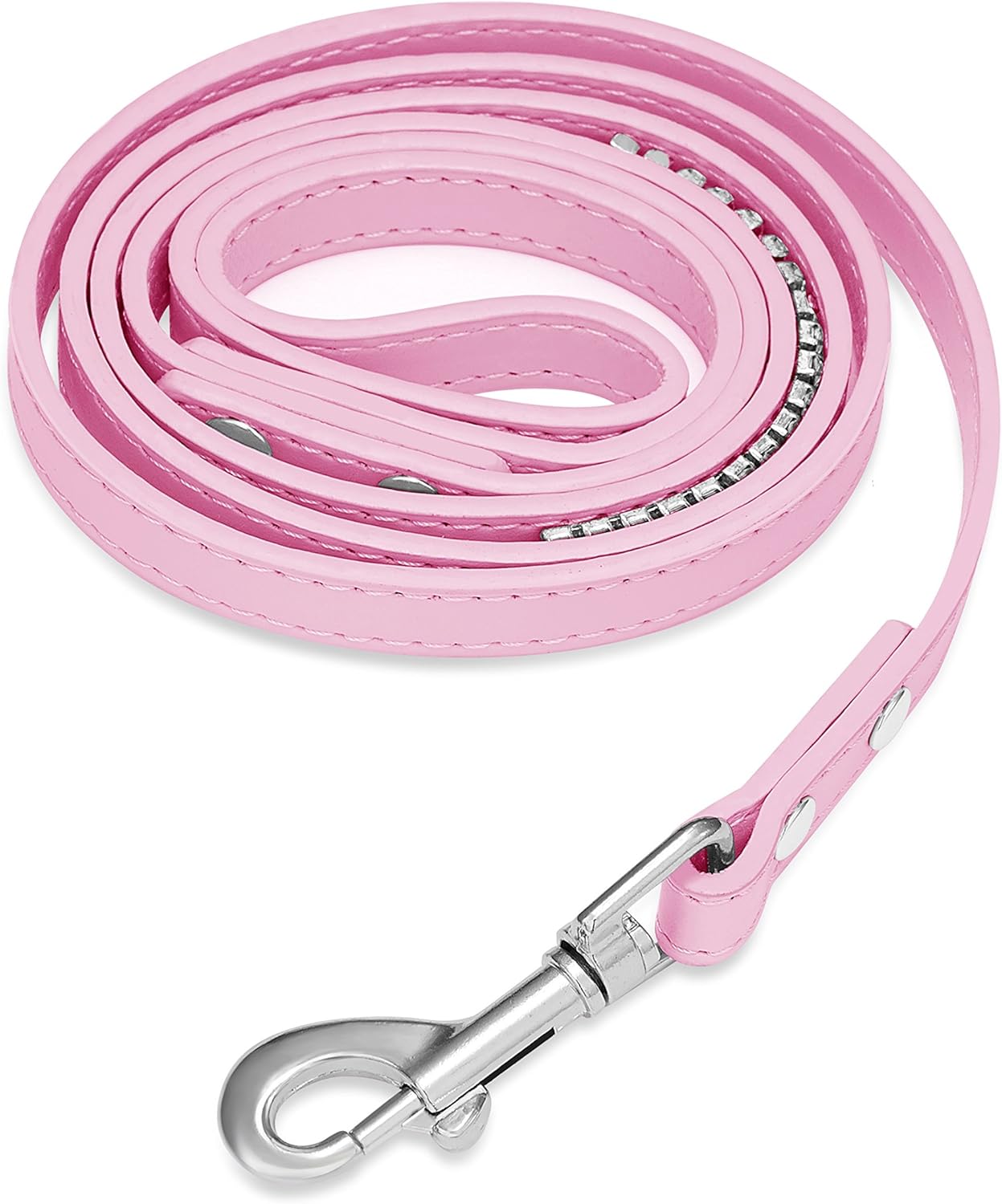 Hot Pink Pet Dog Leash with Sparkly 