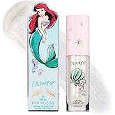 ColourPop x Disney Princess Ultra Glossy Lip Gloss - High-Shine, Non-Sticky &amp; Hydrating Lip Gloss - Infused with Hyaluronic Acid, Kakadu Plum &amp; Cherry - Sparkling Opal, Bright Ariel (0.24 Fl oz)