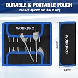 WORKPRO 8-Piece Spade Drill Bit Set 1/4 in Hex Shank Carbon Steel Flat Wood Bits view 5