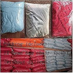 Giant Fur Bean Bag Chair Cover for Kids