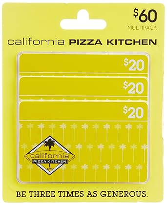 California Pizza Kitchen Gift Cards Multipack Of 3 20