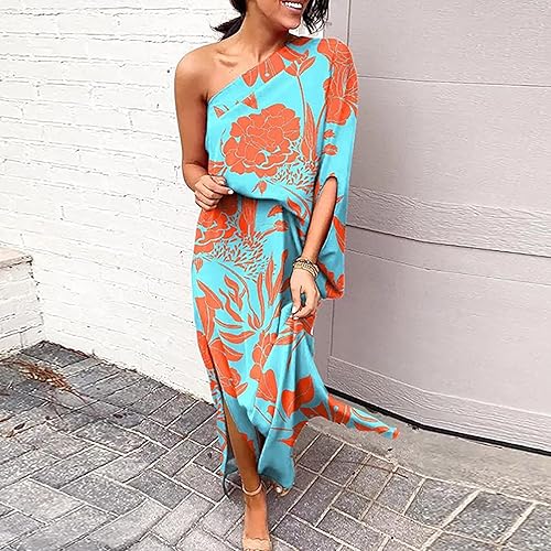 Summer Dresses For Women 2024 Trendy Vacation Floral Printed Boho