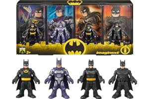 Fisher-Price Imaginext DC Super Friends Batman Toys 85th Anniversary Collection Movie Figure Set for Adult Fans & Preschool Kids Ages 3+ Years