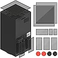 Dust Filter for Xbox Series X, Vent Dust Filter Cover Top Case Dust Proof Filter Cover for Xbox Series X with a Set Silicone 