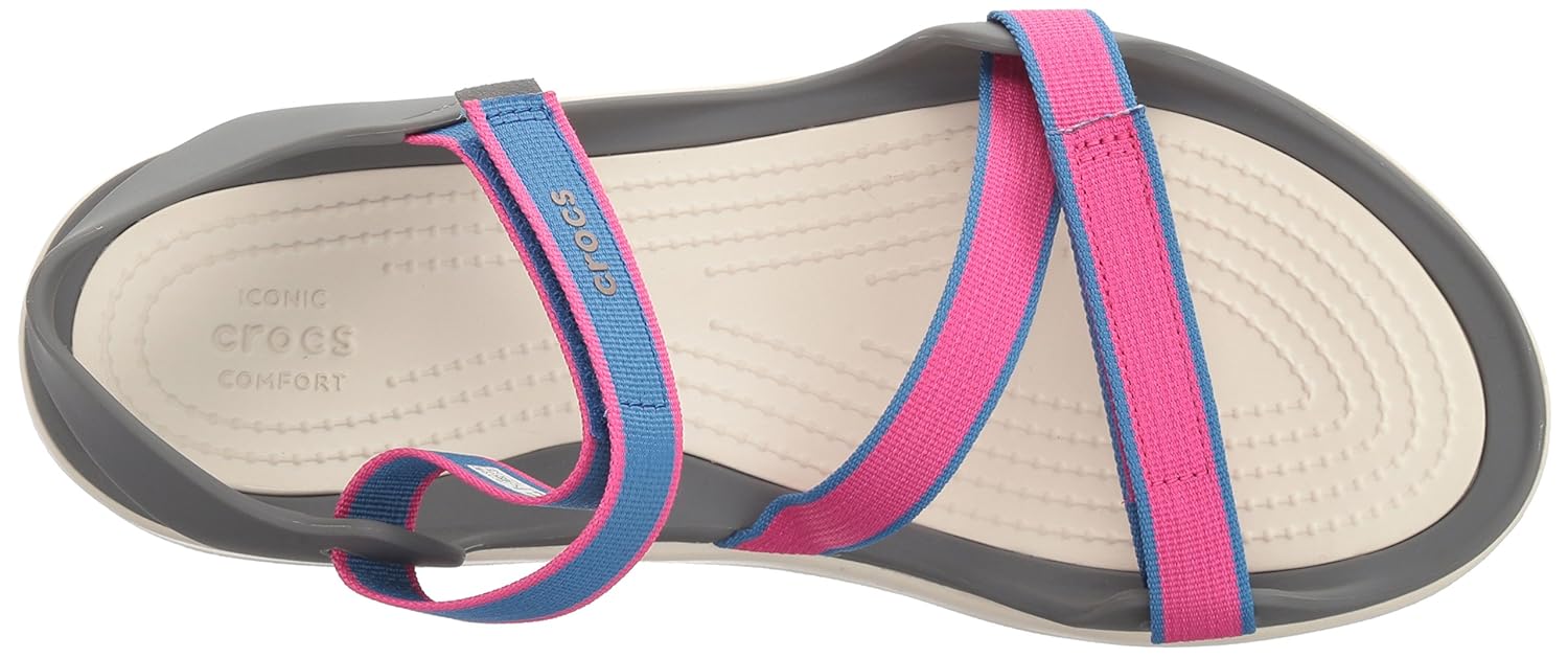 crocs women's swiftwater webbing w fashion sandals