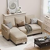 JAMFLY Convertible Sectional Couches for Living