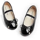 Felix & Flora Toddler Flower Girl Dress Shoes - Baby Girl Ballet Mary Jane Flats for Party School Wedding