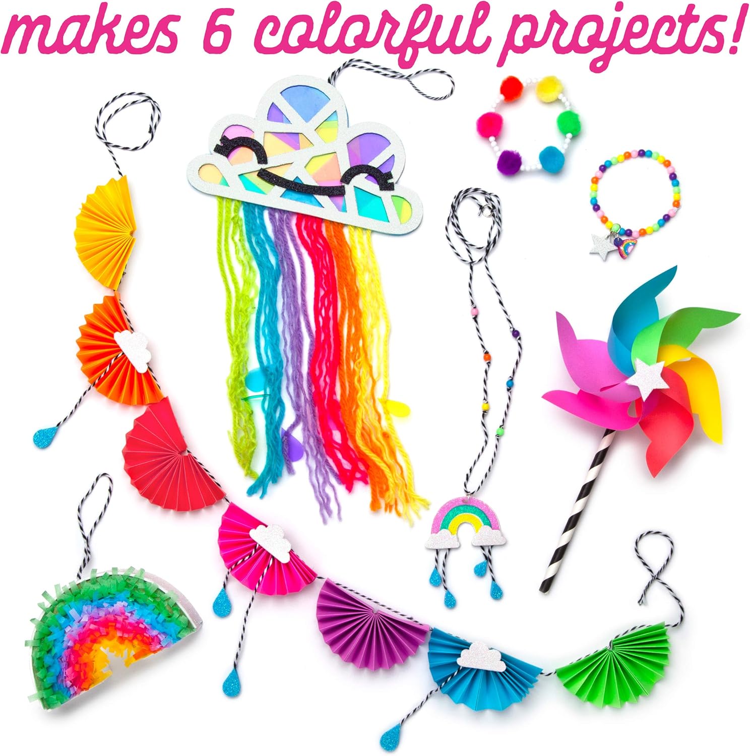 Craft Tastic Ai I Love Rainbows Craft Kit Ai Make 6 Colorful Arts Crafts Projects Ai I Love Mermaids Kit Ai Craft Kit Includes 6 Mermaid Themed Projects Arts Crafts Sewing
