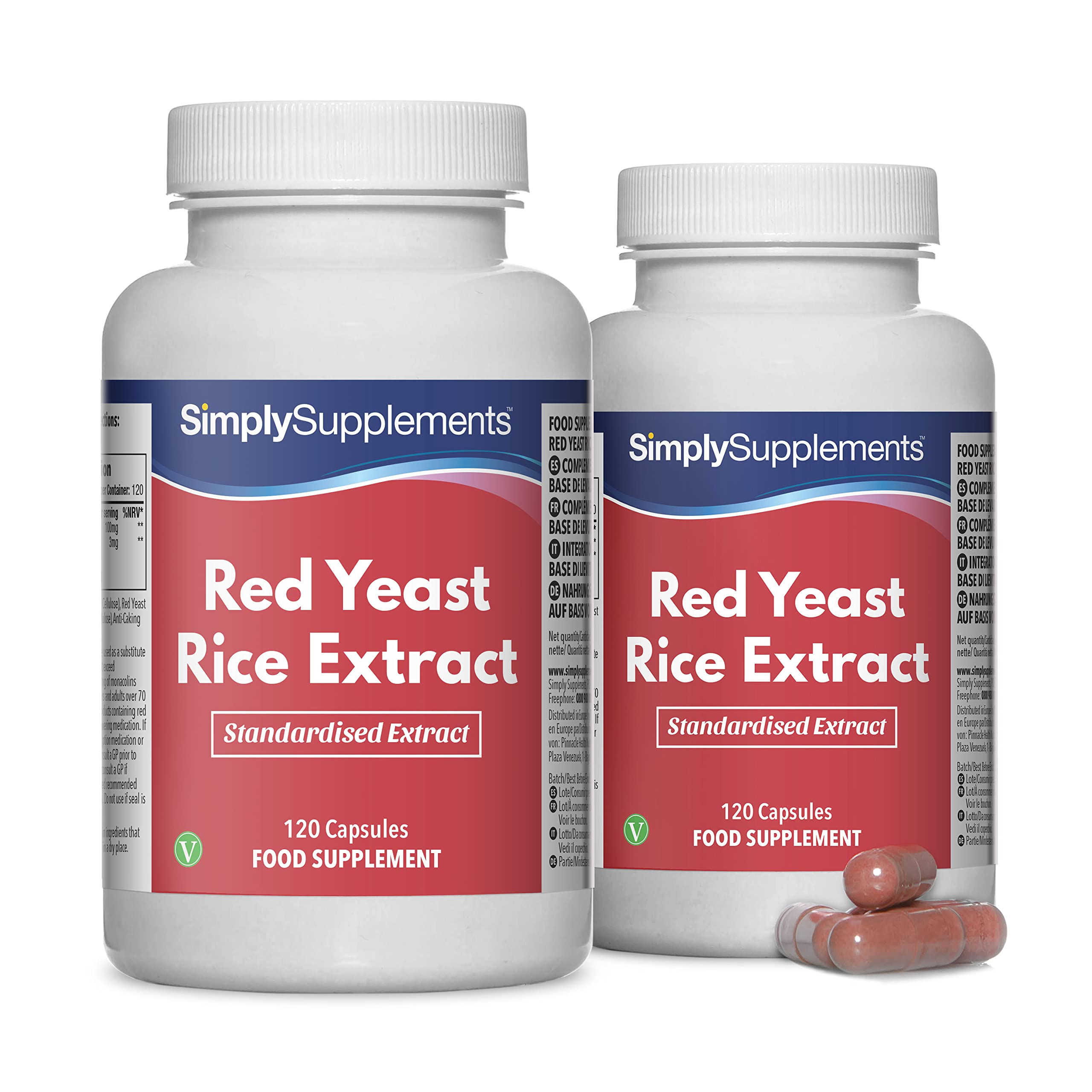 Red Yeast Rice | 2.5mg Monakolin K | Traditional Fermented Extract | One-a-Day Capsule | Vegan & Vegetarian Friendly | 240 Capsules = 8 Months’ Supply | GMP-Certified & UK-Made