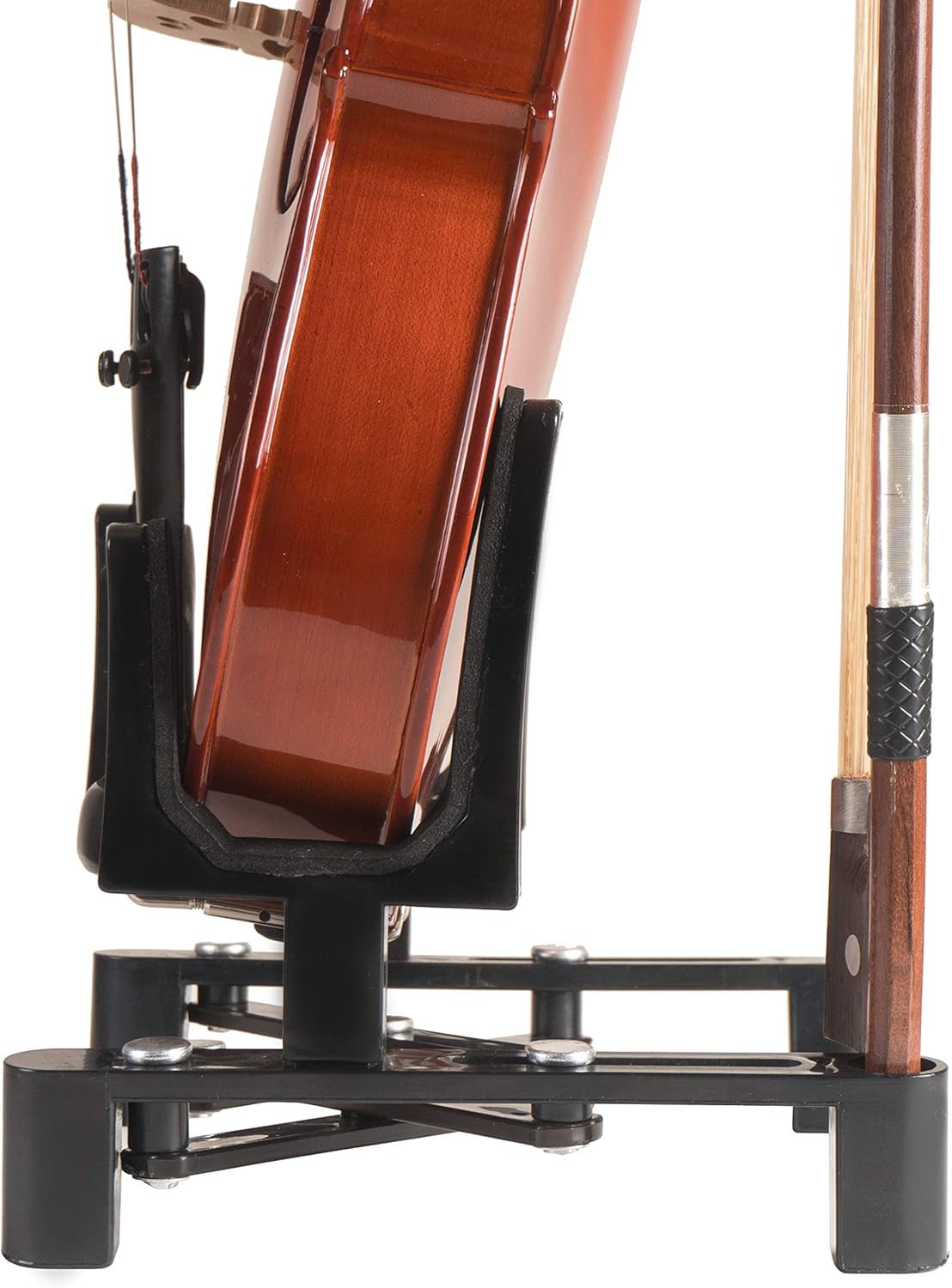 Violin Stand Musical Instrument Stand with Bow Holder for