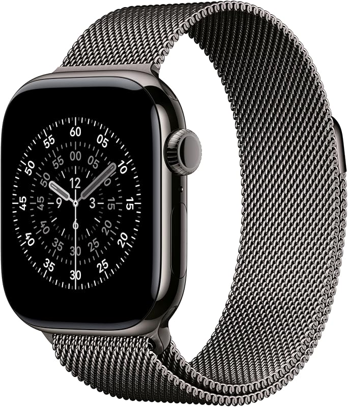 Watch Band - Pulsera Milanese Loop - 40 mm - Titanio Pizarra - Talla única