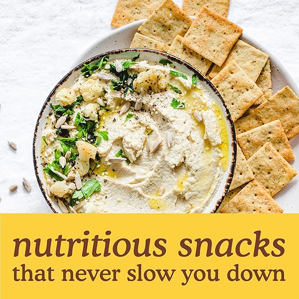 SIMPLE MILLS ALMOND FLOUR CRACKERS, ROSEMARY & SEA SALT – GLUTEN FREE, VEGAN, HEALTHY SNACKS, 4.25 OUNCE (PACK OF 1)
