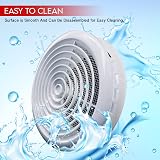Blauberg 4 inch White Circular Ceiling Vent Grille Cover 100 mm UV view 6