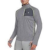 Little Donkey Andy Men's Long Sleeve Quick Dry Lightweight Running Exercise Sports T-Shirt Top