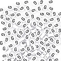 Sunrica 300Pcs Acrylic Letter Pony Beads for