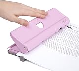 Rapesco 1347 720 4-Hole Metal Punch Candy Pink 22 Sheet Capacity view 2