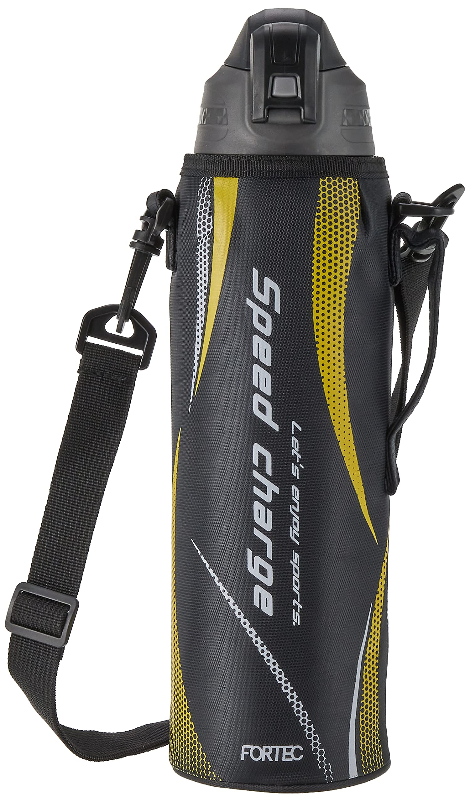 和平フレイズ 水筒 直飲み ステンレスボトル 1.5L ブラック 真空断熱ボトル 保冷専用 子供 小学生 男の子 女の子 カバー付き RH-1560商品画像