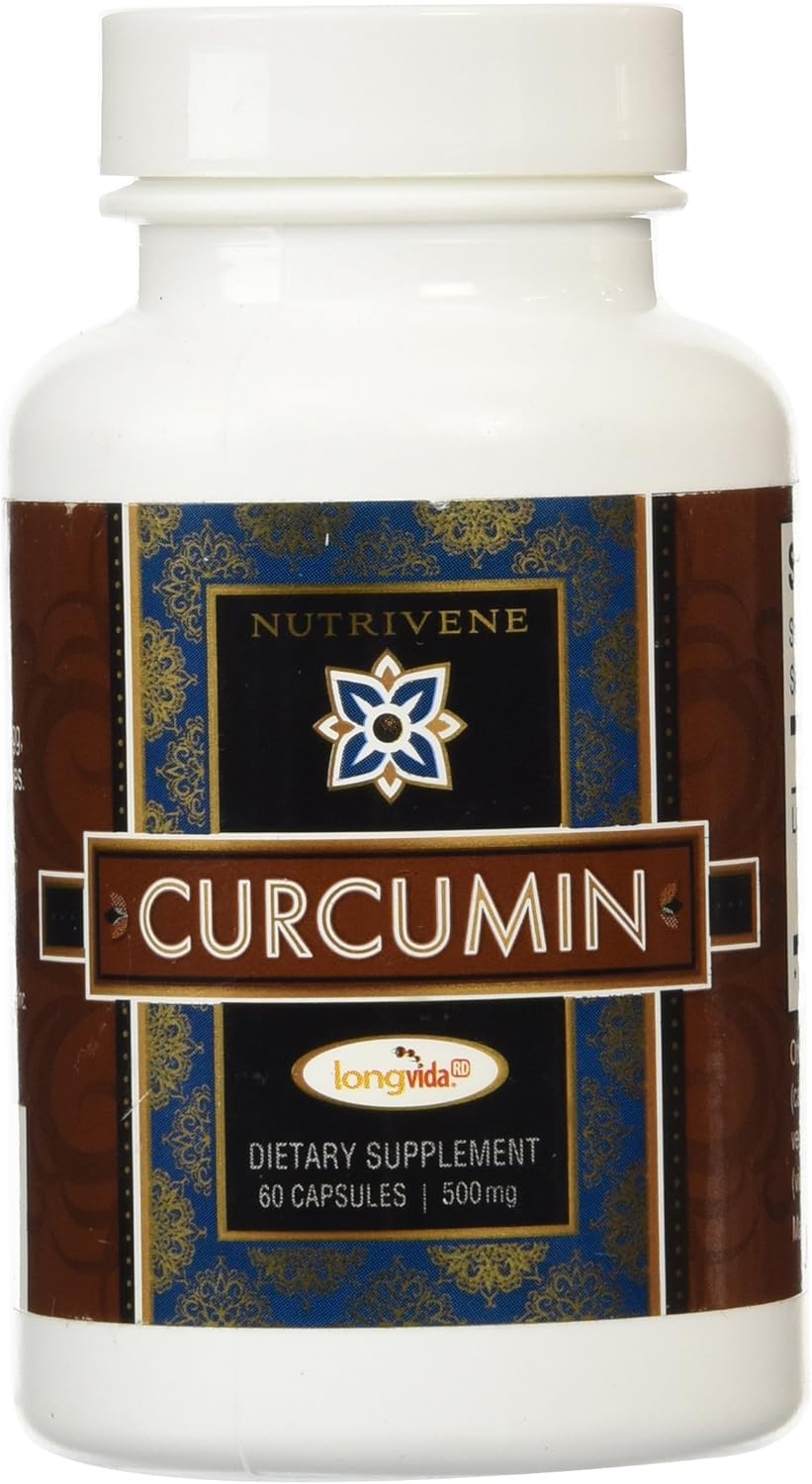 Curcumin, Longvida™ by Nutrivene (500 mg, 60 capsules) 1 Bottle