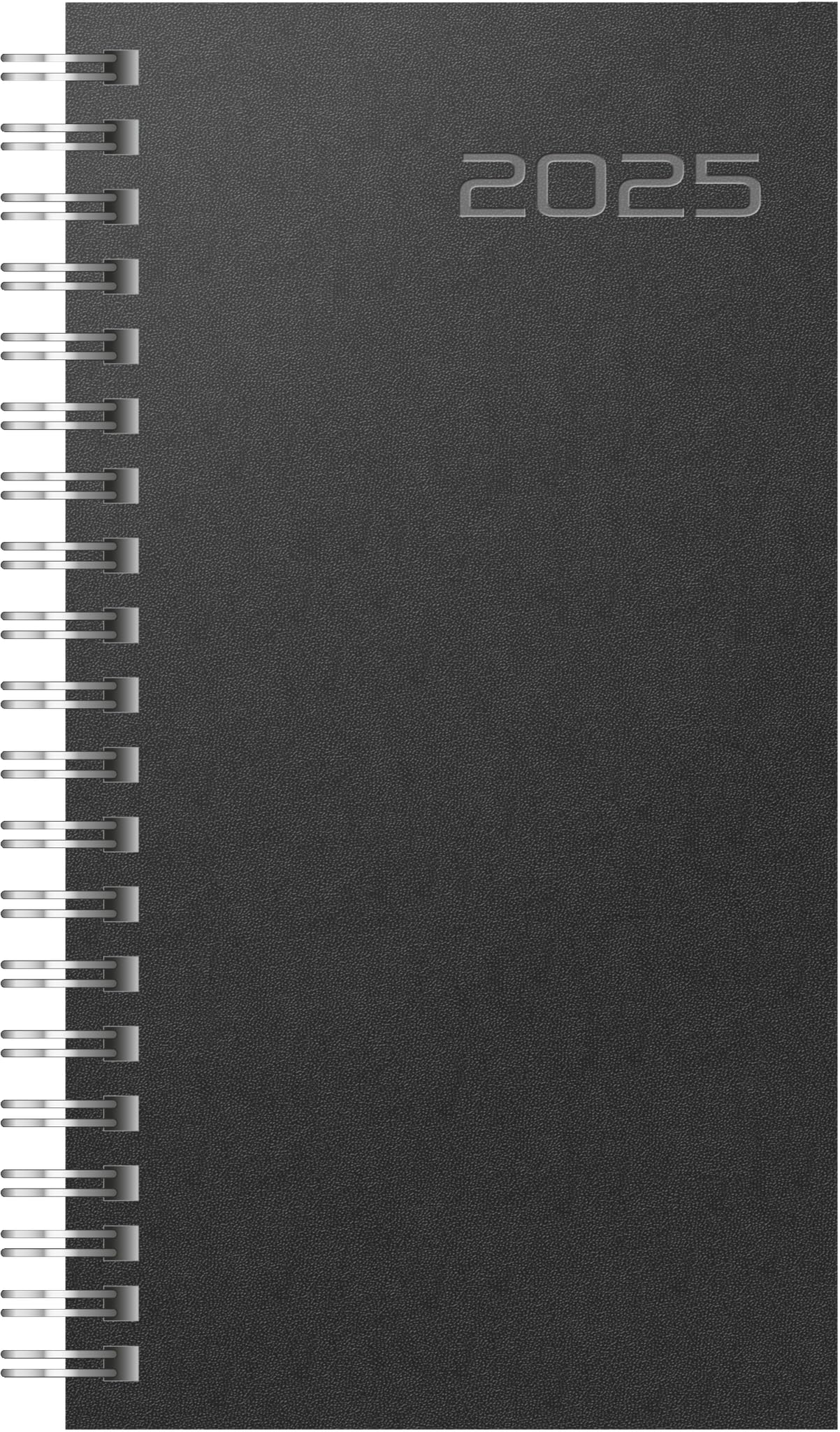 rido/idé Pocket Diary Model Timing 2 (2025), 2 Pages = 1 Week, A6, 176 Pages, Balacron Cover, Black