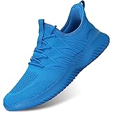 Mens Running Shoes Slip-on Walking Sneakers Lightweight Breathable Casual Soft Sole Trainers