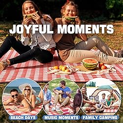 TigeJoy Extra Large Picnic Blanket Waterproof