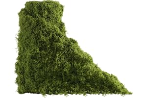USMOLA Fake Moss Mat, Artificial Moss Table Runner for Wedding Decor Table Centerpieces Fairy Garden Crafts Indoor Green Faux