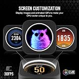 Corsair iCUE ELITE CPU Cooler LCD Display Upgrade Kit 480x480 24-bit view 5