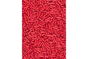 BLUE FOX BAKING Red Sprinkles for Baking Cakes, Cupcakes, Cookie Decorations, Ice Cream and Donut Toppings Edible Decorating Baking Supplies - 4 oz package (Red)