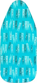 Beldray LA023735PEG Table Top Ironing Board 73 x 31 cm Blue Peg Print view 8