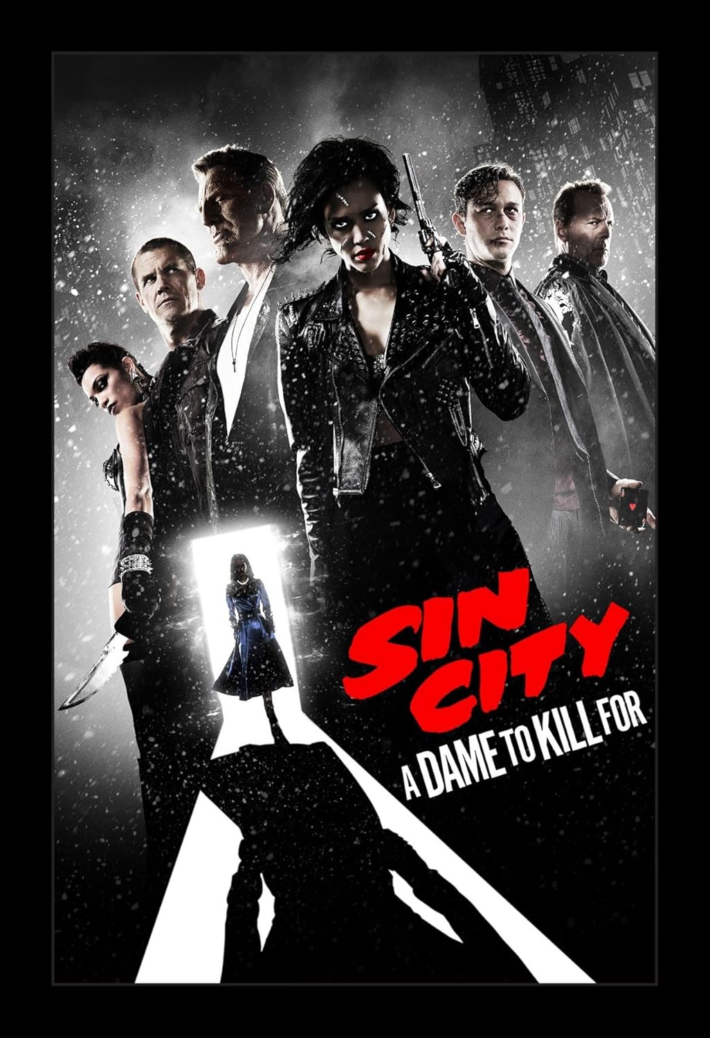Sin City A Dame to Kill For - 11x17 Framed Movie Poster by Wallspace