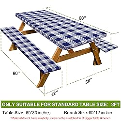 Picnic Table Cover with Bench Covers Camping