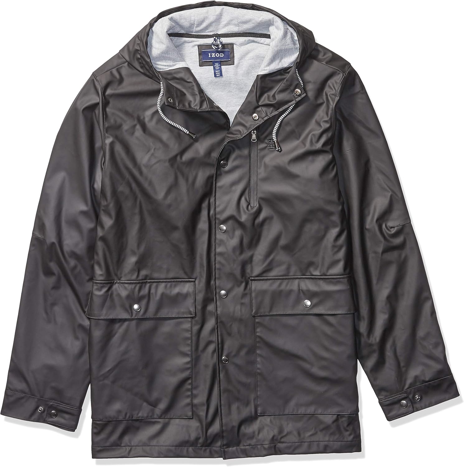 Izod Men's Big & Tall True Slicker Rain Jacket Rain Jacket Buy Online
