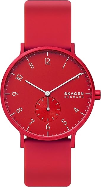 Skagen Aaren Color Silicona Cuarzo Minimalista 41mm Reloj
