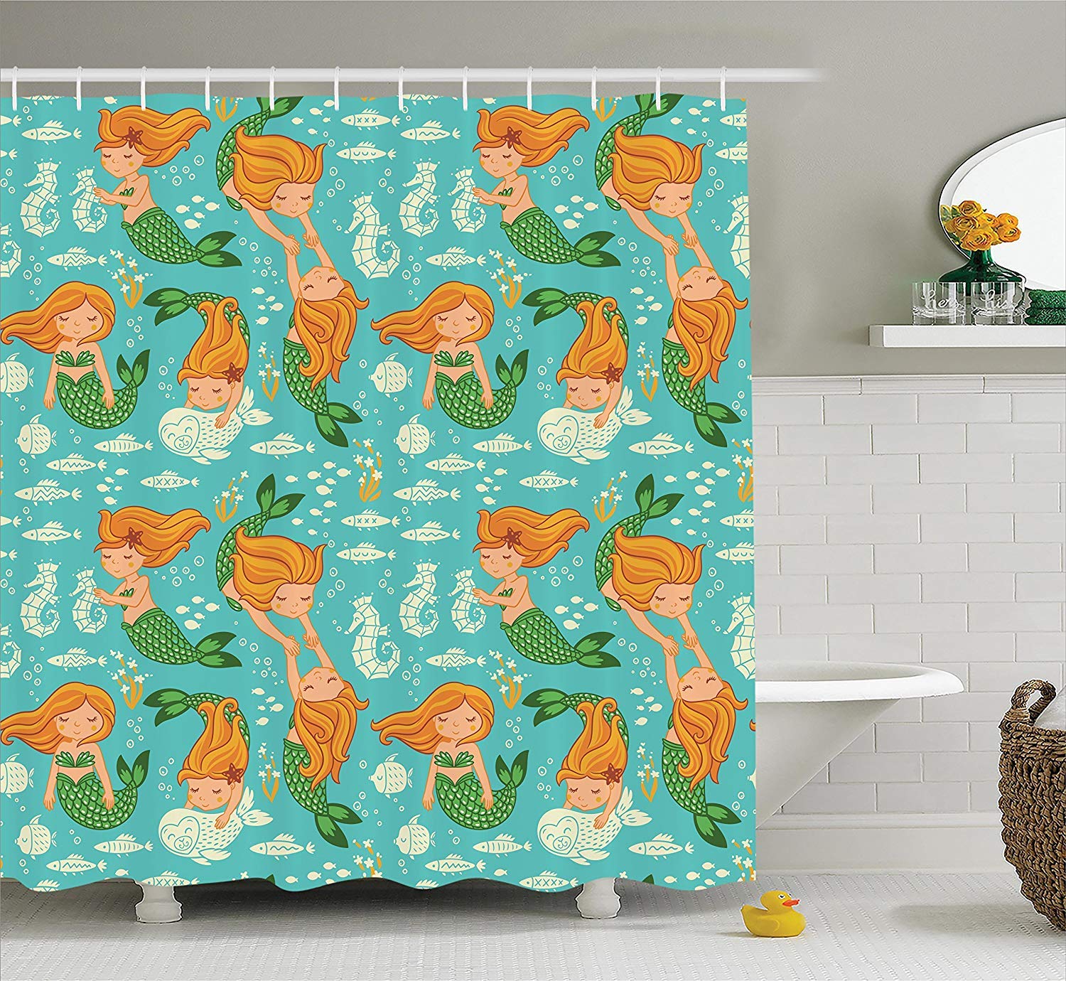 Download Decor de salle de bains seahorse For iPhone