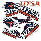 Desert Cactus The University of Texas at San Antonio Sticker Texas San Antonio Roadrunners Vinyl Decal Laptop Water Bottle Car Scrapbook Sheet (Type 2)