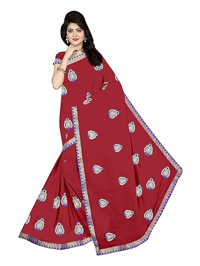 Winza Designer Womens Georgette Saree with Blouse