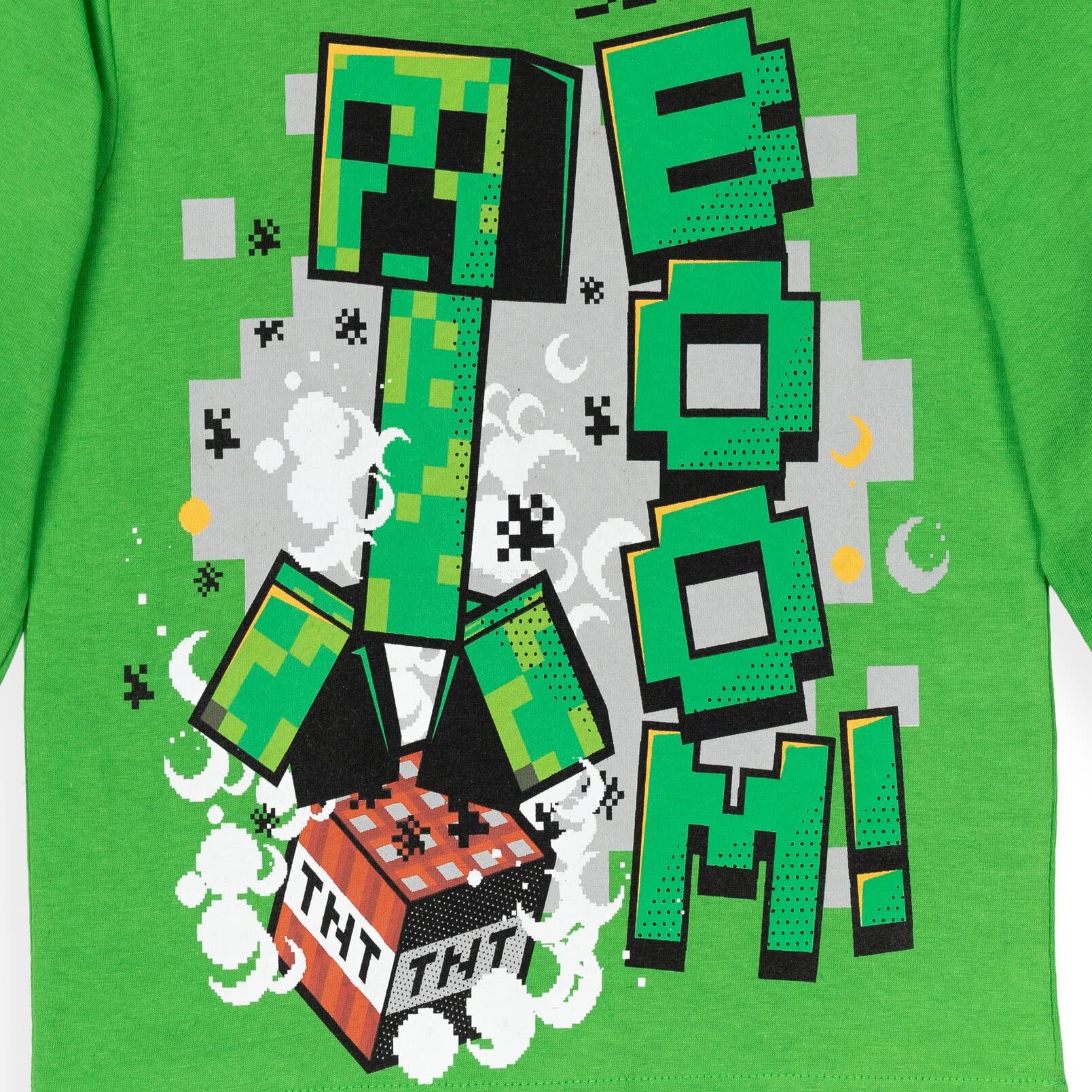 Minecraft 2 Pack Long Sleeve T-Shirts Little Kid to Big Kid Sizes (4-18-20)