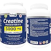 NAKA Platinum Creatine Monohydrate Powder — 100% Pure Micronized — 5g Creatine per Scoop — Boost Strength + Muscle Growth — V