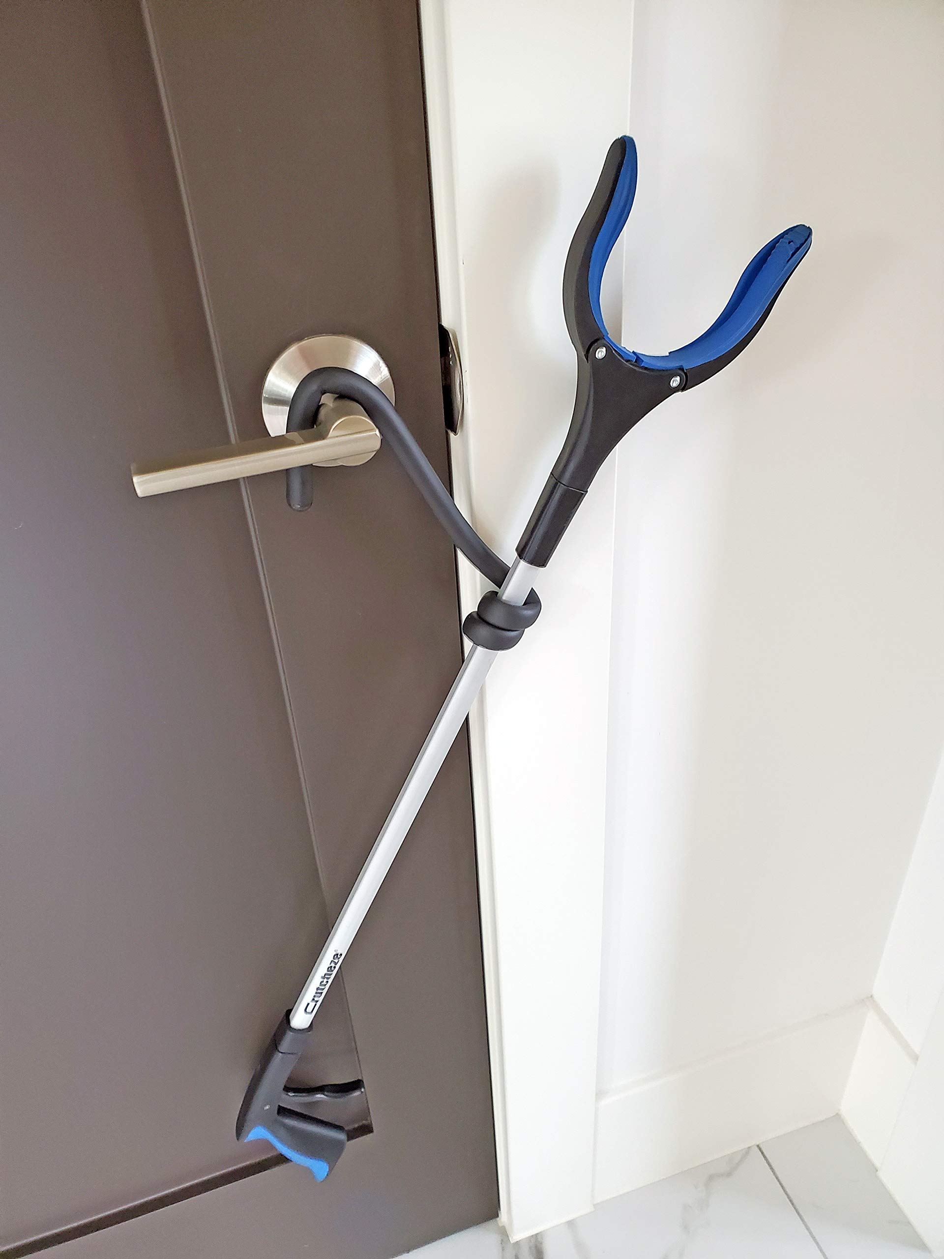 Crutcheze Cane Holder 3 Pack - Holds Canes Within Reach - Walking Stick Holder - Crutches & Cane Accessories for Mobility Scooter - Walker Accessory