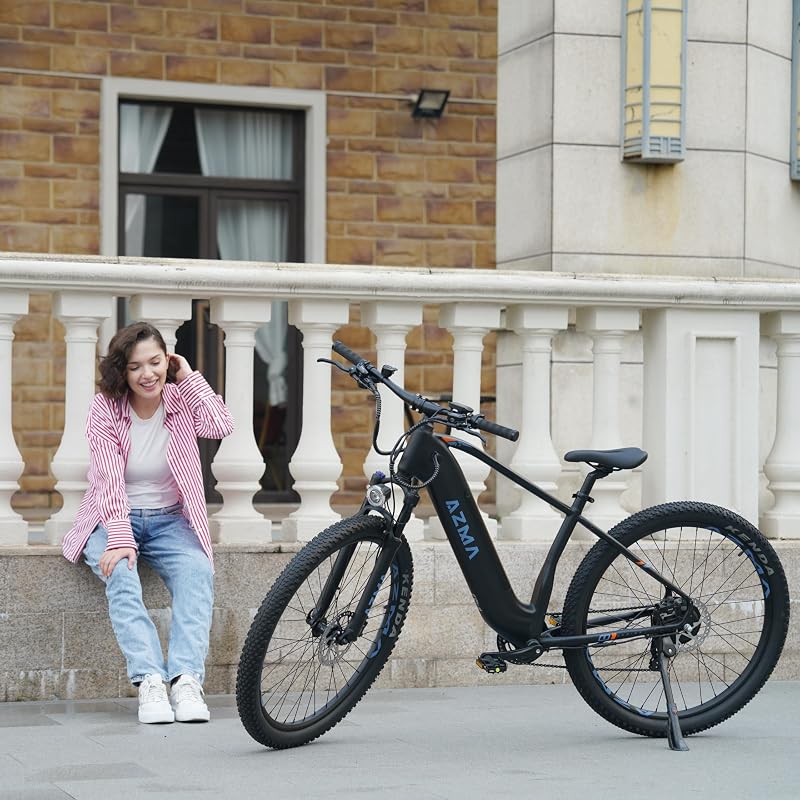 Bici Elettrica, 27.5"/29" Bicicletta Elettrica Uomo Donna, 48V/36V Batteria Rimovibile, Autonomia Fino 100-150, 8 Velocità, Ebike da Per Pendolari Urbani e MTB