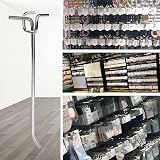 SENENQU 40PK 15cm Pegboard Hooks Heavy Duty Metal Silver Garage Kitchen Retail view 6